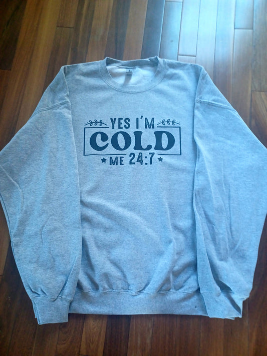 Yes I'm Cold fleece