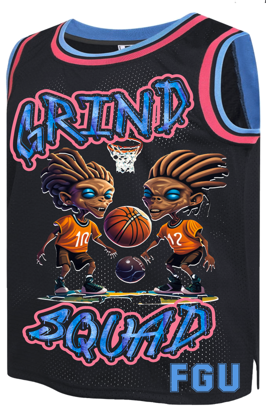 Forever Grinding University Basketball Jersey Set