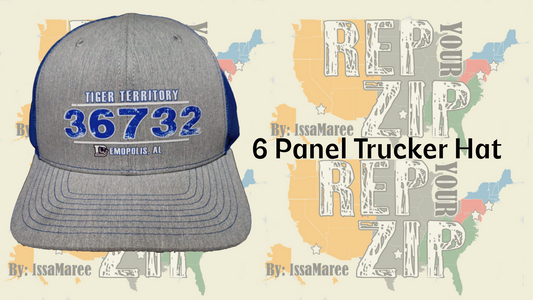 Rep Your Zip Trucker Hat "36732"