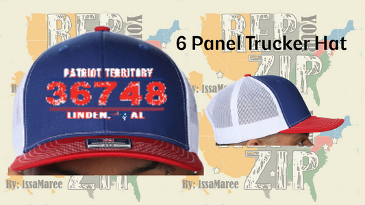 Rep Your Zip Trucker Hat "36748"