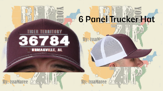 Rep Your Zip Trucker Hat "36784"