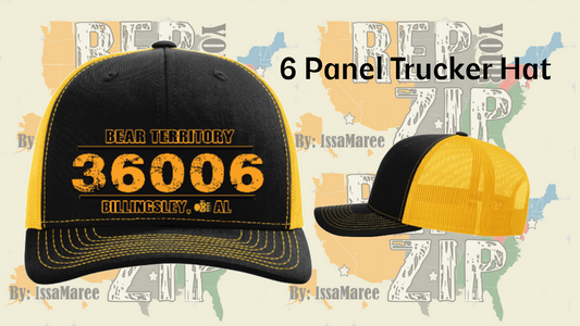 Rep Your Zip Trucker Hat "36006"