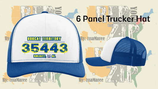 Rep Your Zip Trucker Hat "35443"