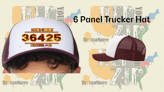Rep Your Zip Trucker Hat "36425"