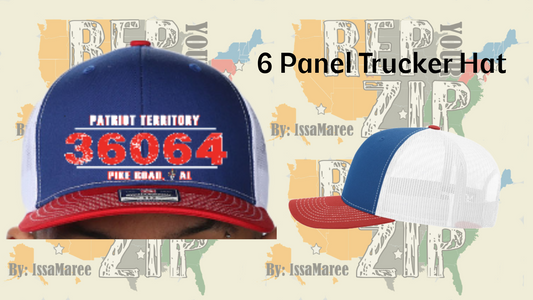 Rep Your Zip Trucker Hat "36064"