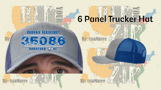 Rep Your Zip Trucker Hat "35086"