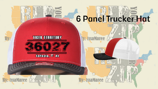 Rep Your Zip Trucker Hat "36027"