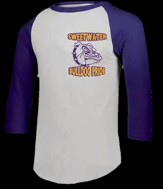 School Spirit Baseball Tshirt - Sweetwater High 1
