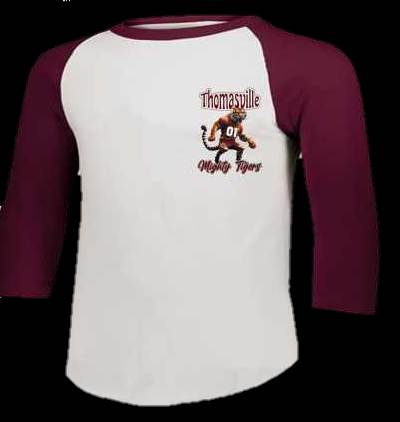 School Spirit Baseball Tshirt - Thomasville High 2