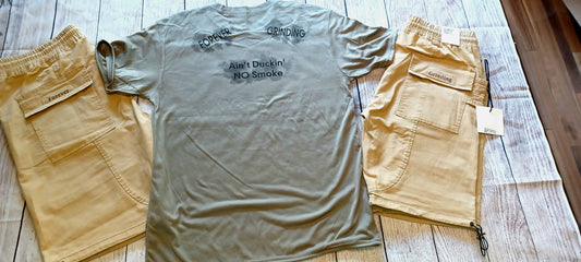 Cargo Shorts w/ T-shirt