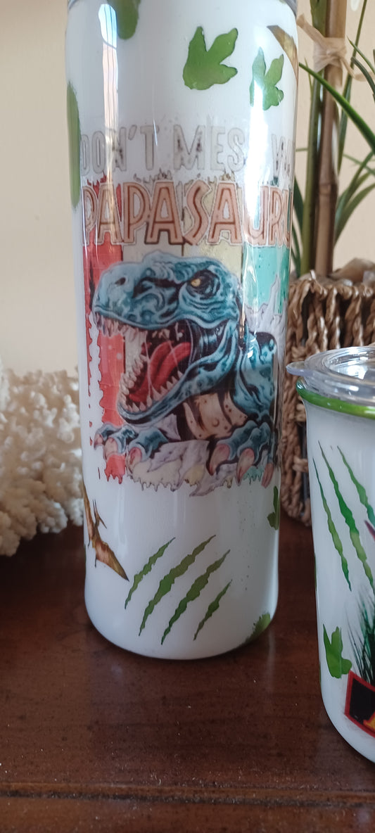 Dinosaur Family tumblers