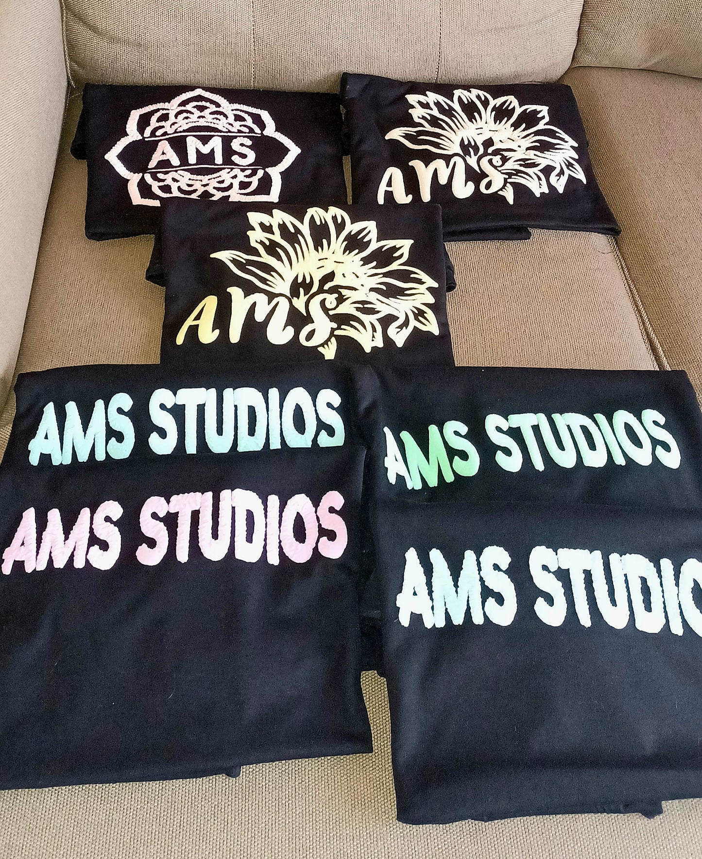 Puffy vinyl tees
