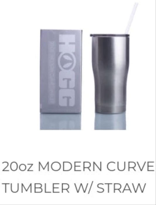 20 oz curved tumbler
