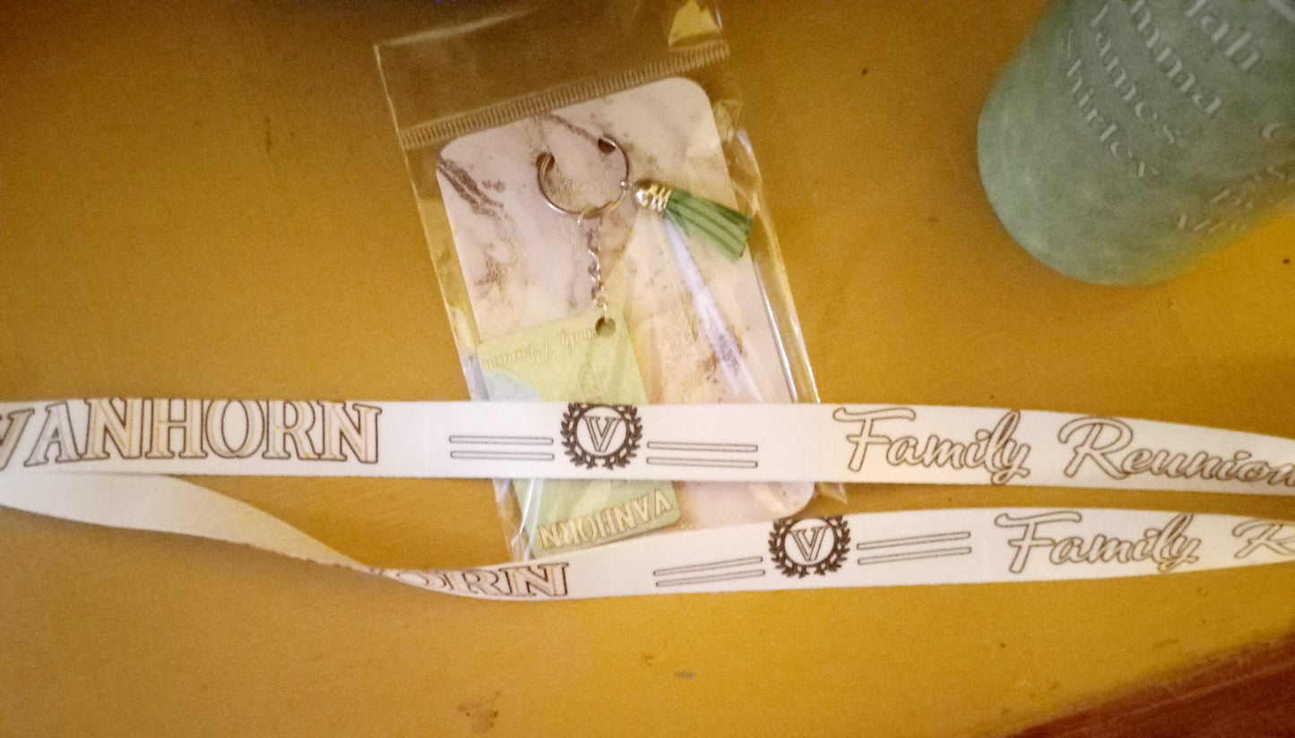 Vanhorn Keychain and lanyard