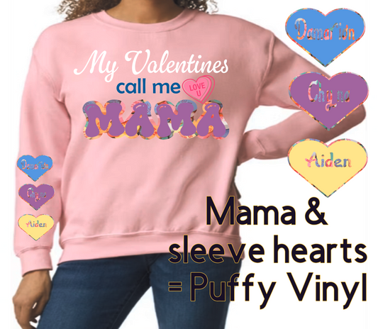 My Valentines Sweetheart Puffy Sweater