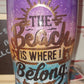 Beach Sunset tumbler