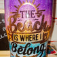 Beach Sunset tumbler