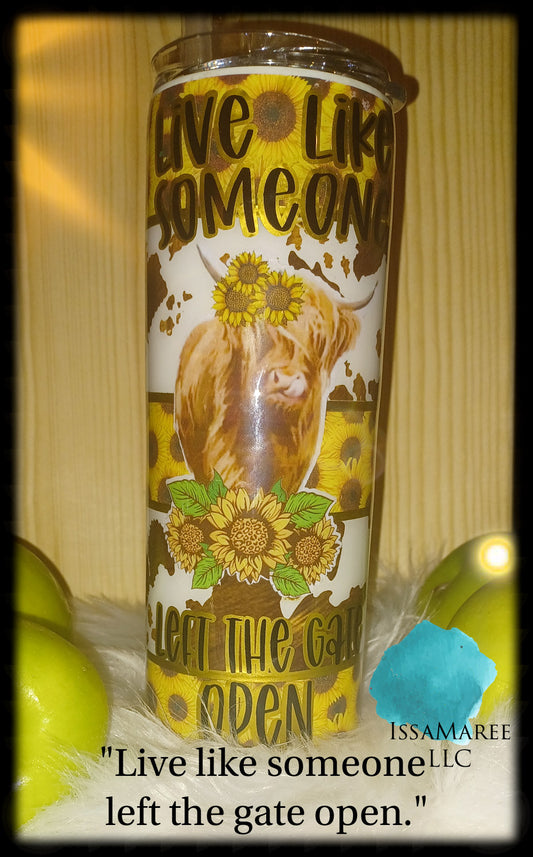 Cow print 20 oz